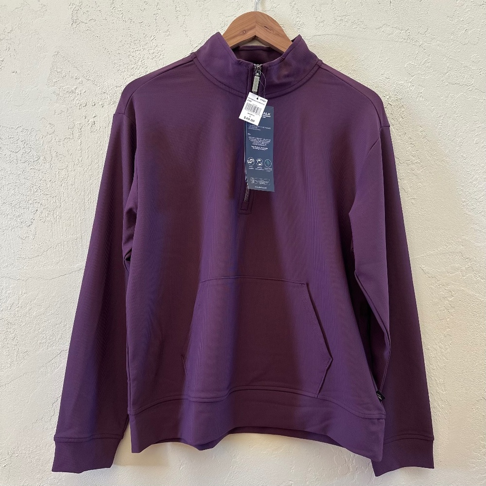 Skechers Plum Quarter Zip Pullover | Women’s L | NWT Athleisure